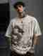 HADAR Men's Graphic Print Round Neck Black T-Shirt - Image 4