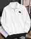 VOIDLINE Men Printed Polo Neck Cotton Blend Beige T-Shirt - Image 2