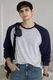 Lieo Trend Men Colorblock Grey, Black T-Shirt - Image 7