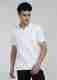 Snitch Men Solid Polo Neck Pure Cotton Green T-Shirt - Image 2