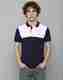 Allen Solly Men Colorblock Polo Neck Cotton Blend White T-Shirt - Image 7