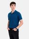 ONE 7 Men Black Blue Typography T-Shirt - Image 4