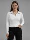 StreetWardrobe Women Beige Peter Pan Collar T-Shirt - Image 8