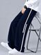 KAJARU Men Colorblock Black Track Pants - Image 8