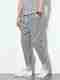 Men Black Printed Track Pants - Image 7