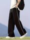 Romafashion Men Black Track Pants - Image 8