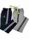 Fabitto Pack of 2 Men Striped Black, Grey Track Pants - Image 7