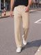 METRONAUT Loose Fit Men Beige Cotton Blend Trousers - Image 4