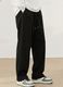 HUSTLEWELL Men Loose Fit Grey Cotton Blend Trousers - Image 8