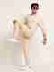 Roadster Men Beige Linen Blend Trousers - Image 7