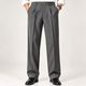 AuraArc Men Straight Fit Beige Cotton Blend Trousers - Image 3