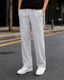 METRONAUT Men White Cotton Blend Trousers - Image 4