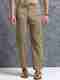 Bellaciao Clothings Co Men Relaxed Grey Linen Blend Trousers - Image 2