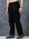 PANTOM Men Black Pure Cotton Trousers - Image 7