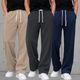 WEVOK WEAR Men Relaxed Black Cotton Blend Trousers - Image 6