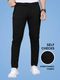 COMBRAIDED Men Slim Fit Black Trousers - Image 8