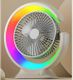 ARSTORE Portable USB Air Cooler Fan with LED Display, Black - Image 4
