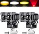 automunk Six Lens LED Fog Light White Yellow Flashing - Image 8