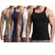 Velox Pack of 2 Men Graphic Print Sleeveless Round Neck Black White - Image 5