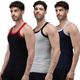 Dollar Pack of 4 Dollar Lehar Combed Cotton Men's Multicolour Vest Men Vest - Image 4