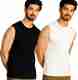 JB Jangoboy Men's Black, White Polyester T-Shirt Pack of 2 - Image 7