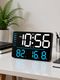 SZELAM 12cm X 38cm Digital Wall Clock Orange - Image 8