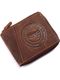 ree cope Men Brown Genuine Leather RFID Wallet (12 Card Slots) - Image 3