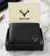 WROGN Men Black Genuine Leather RFID Wallet (6 Card Slots) - Image 5