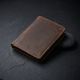 TANSTITCH Brown Leather RFID Card Holder - Image 8