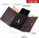 DOECRAFT Men Casual, Formal Brown, Black Genuine Leather, Aluminium RFID Wallet (10 Card Slots) - Image 2