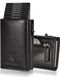 DOECRAFT Men Casual, Formal Brown, Black Genuine Leather, Aluminium RFID Wallet (10 Card Slots) - Image 3