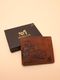 ALLEN BEAST Brown Genuine Leather Wallet - Image 7