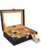 LEDO Watch Box Holder Organizer, Black, Holds 12 Watches - Image 7