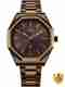 Fastrack Vyb Drift Brown Dial Steel Strap Watch FV30038QM01W - Image 7