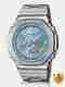 ABREXO Abx4568-SKB Square Blue Dial Silver Watch - Image 7