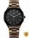 Fastrack Vyb Pioneer Quartz Black Dial Brown Strap Watch - Image 2