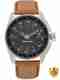 Fastrack Economy Silver Dial Brown Leather Strap Automatic Watch for - Image 7