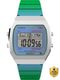 CASIO Vintage Black Dial Silver Stainless Steel Band Digital Watch - Image 8