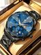 Piraso Square Dial Stainless Steel Case Silicone Strap Analog Watch - Image 4