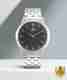 Titan Karishma Men's Black Dial Silver Strap Watch - Image 7