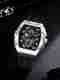 ABREXO Phantom Series Gun Metal Blue Mesh Analog Watch - Image 7