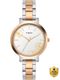Fastrack Vyb Charmer Rose Gold Watch For Women FV60037WM01W - Image 8