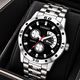 Blue Pearl Men's Analog Watch SL-69 Black Dial Silicone Strap - Image 8