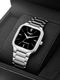 ANALOGUE Elegant Square Series Men's Watch 921-GREY-SILVER - Image 3