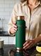 Inddiora Pure Copper Water Bottle 1ltr Ring Design Leak Proof 1000 ml Copper Bottle (Pack of 1, Copper) - Image 8