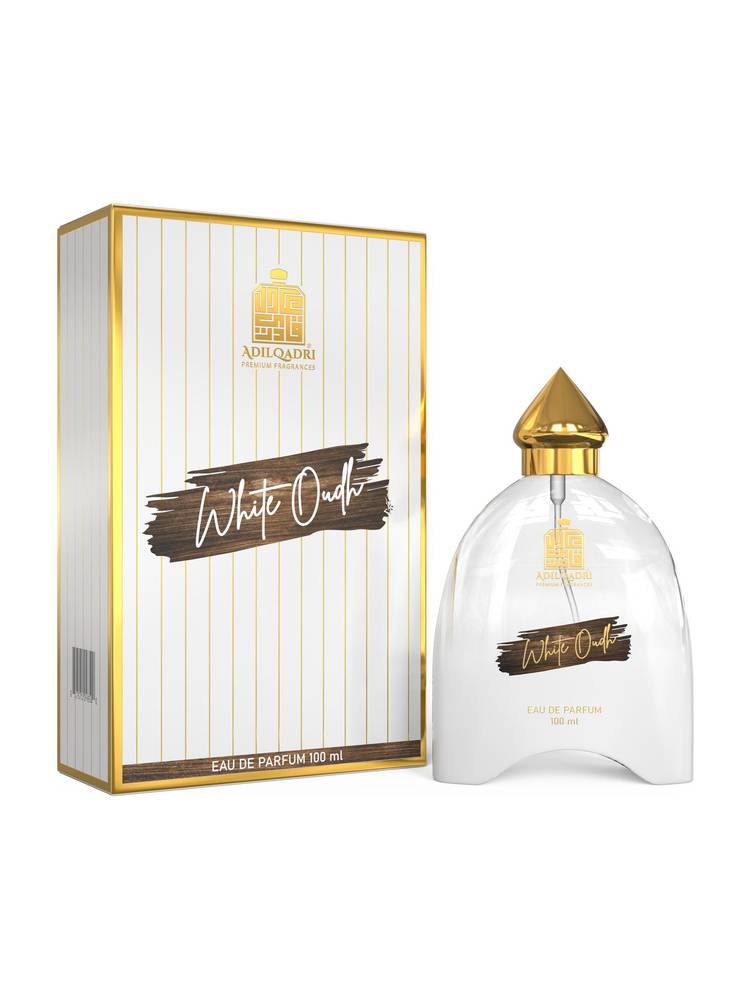 Adilqadri White Oudh Perfume For Men Strong Masculine Woody Oud Fragrance Eau de Parfum - 100 ml