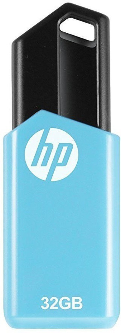 Hp V150w 32 Gb Pen Drive Usb 2.0 Flash Drive Blue 32 Gb Pen Drive Compatible Desktop Computer, Audio Player, Television, Laptop Usb 2.0 Plastic Case