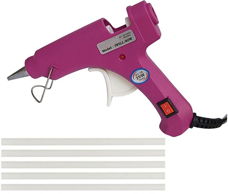 Bandook 20W 5 Glue Sticks Purple Hot Melt Glue Gun - Image 2