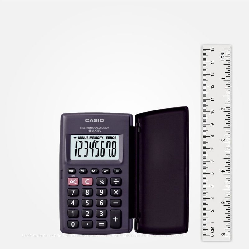 Casio HL820LV 8-Digit Basic Calculator - Image 5