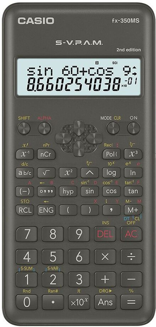 casio fx 350ms 2nd scientific calculator